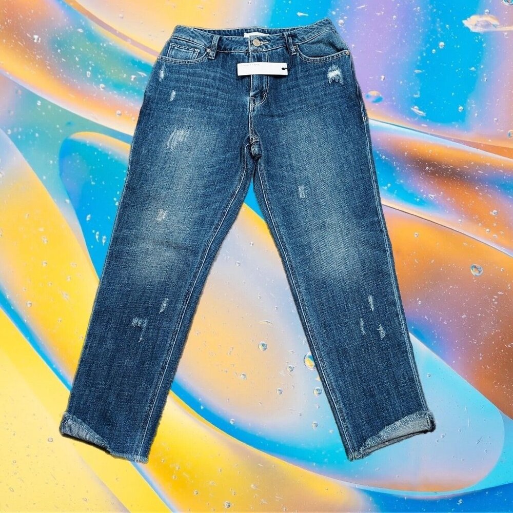 Jeans Habitual Capri Distressed Boyfriend Size 25 Beachcore Summertime 100Cotton